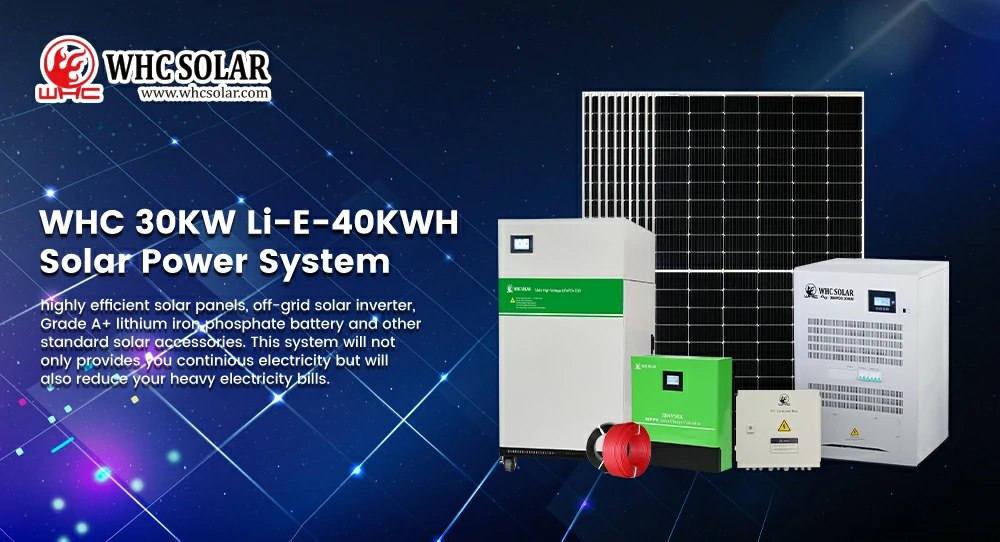 30système d'énergie solaire de kw