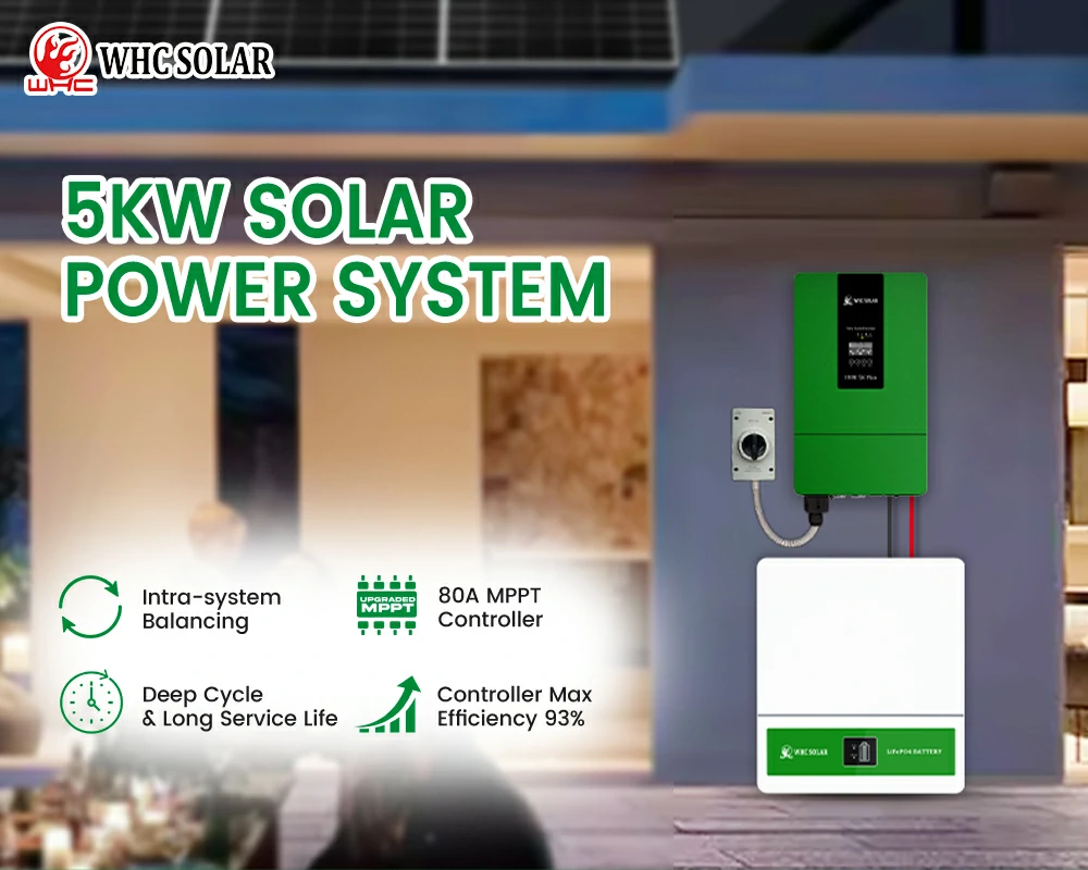 5KW solar power system