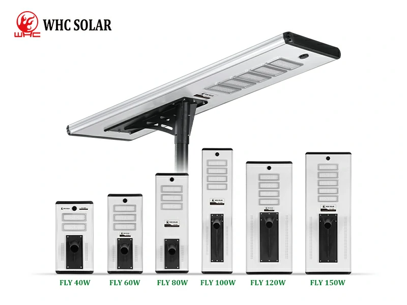 all in one solar street light fly series